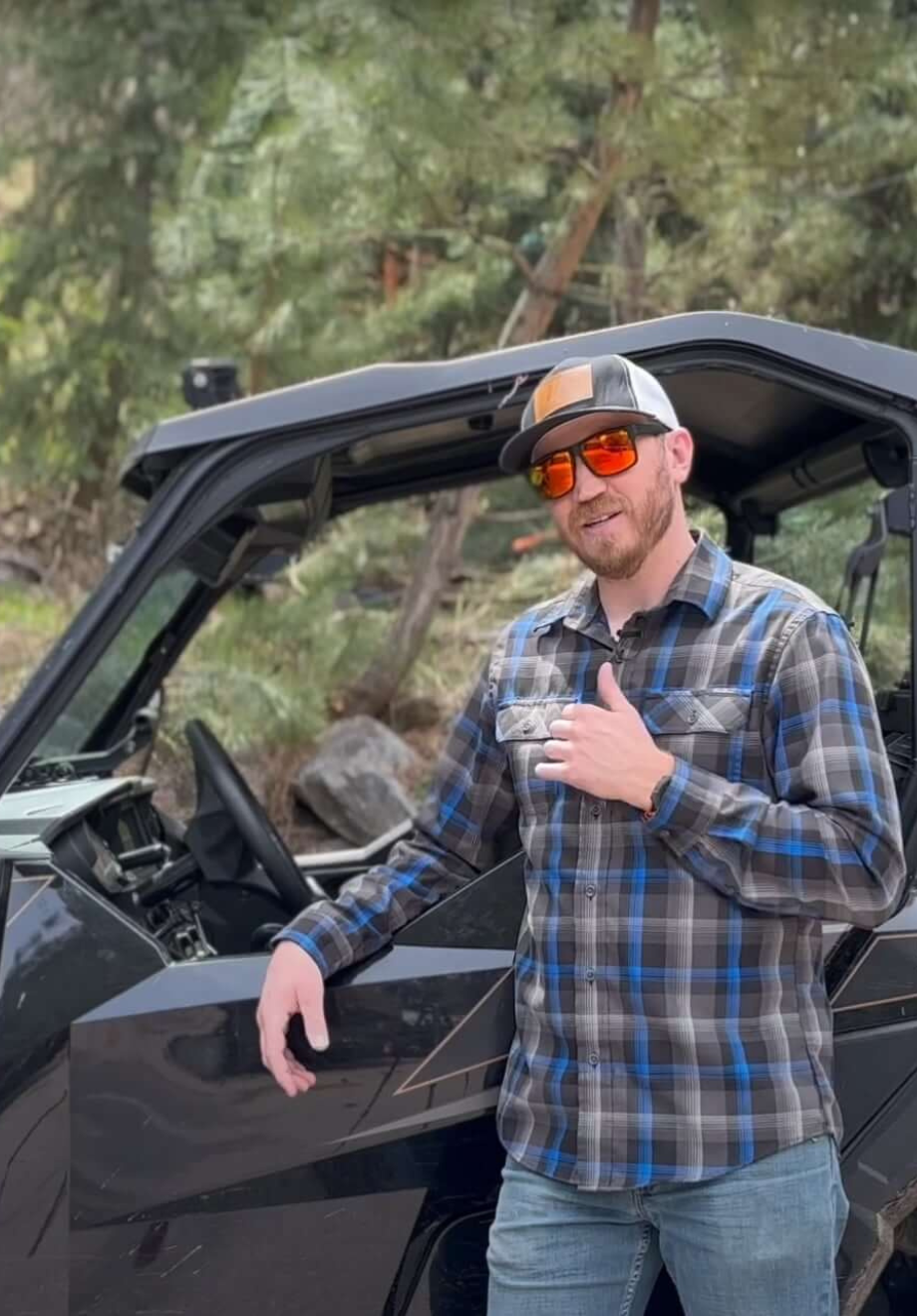 A satisfied UTV renter that went camping with his family