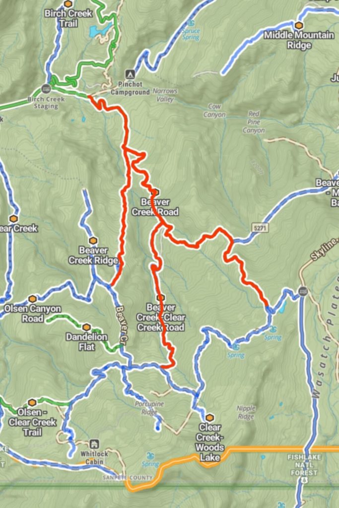 Beaver Creek Trails Map