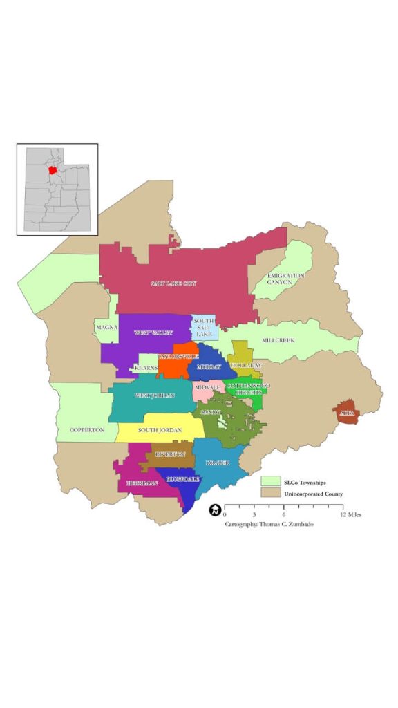 Salt Lake County Map