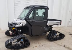 Can Am Defender with UTV Tracks