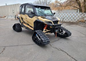 Canam Commander XT-P with Camso Tracks for rent