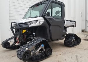 Canam Defender DPS CAB with Camso Tracks rental