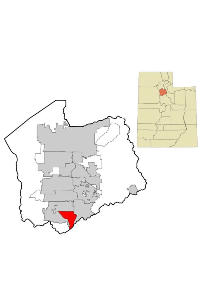 Bluffdale Utah Map